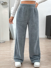 High Waist Flannel Straight Leg Pants FW22 -FD