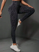 Leopard Print High Waist Fitness Sports Leggings