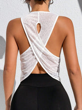 Solid Crop Sports Top