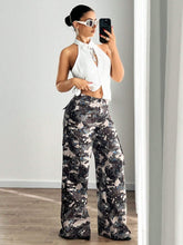 Retro Camouflage Big Pocket Cargo Pants