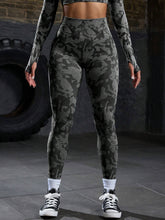 Autumn Full Print Elastic Sports Leggings