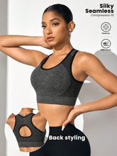 Seamless Cutout Back Sports Bra