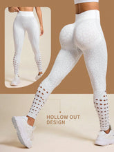 Leopard Print Mesh Cropped Sports Legging