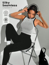 Seam-Free Tank Top And Leggings Sports Set