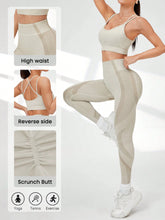 Seamless High Elastic Women Sports Leggings Workout Set