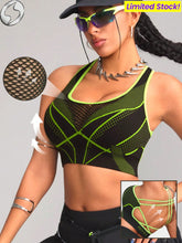 Breathable Mesh Seamless High Elastic Sports Bra