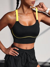 Contrast Color Fitness Sports Bra