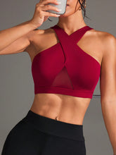 Minimalist Solid Color Sports Bra