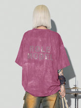 Diamond Pattern Over Size T Shirt