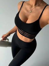 Sexy Mesh Patchwork Sports Bra