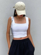 Solid Crop Tank Top SS24