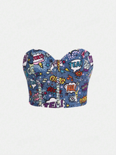 Letter Graphic Tube Top SS24