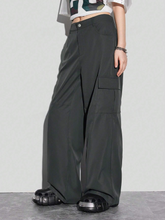 Solid Color 3d Pocket Cargo Pants SS24