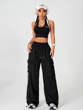 Halter Crop Top And Wide Leg Pants Casual SS24