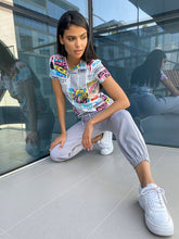 Magazine Printed Round Neck T-Shirt