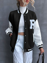 Letter Patched Drop Shoulder Bomber Jacket FW22 FD