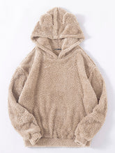 Drop Shoulder 3D Ear Teddy Hoodie FW22 -FD