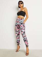 Bandeau Knit Crop Top and Camo Jogger Co-Ord Set FD