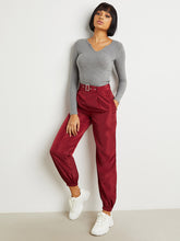 Relaxed Fit Belted Cuff Jogger