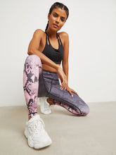 Ombre Style Snake Print Active Leggings