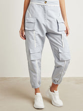 Contrast Piping Detail Cargo Pants FD