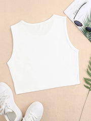 Leopard Print Crop Tank Top