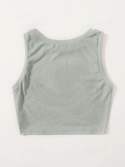 Wave Graphic Ribbed Tank Top SS24