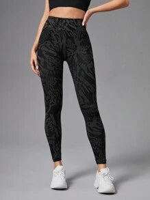 Simple High Elasticity Seamless Sports Leggings