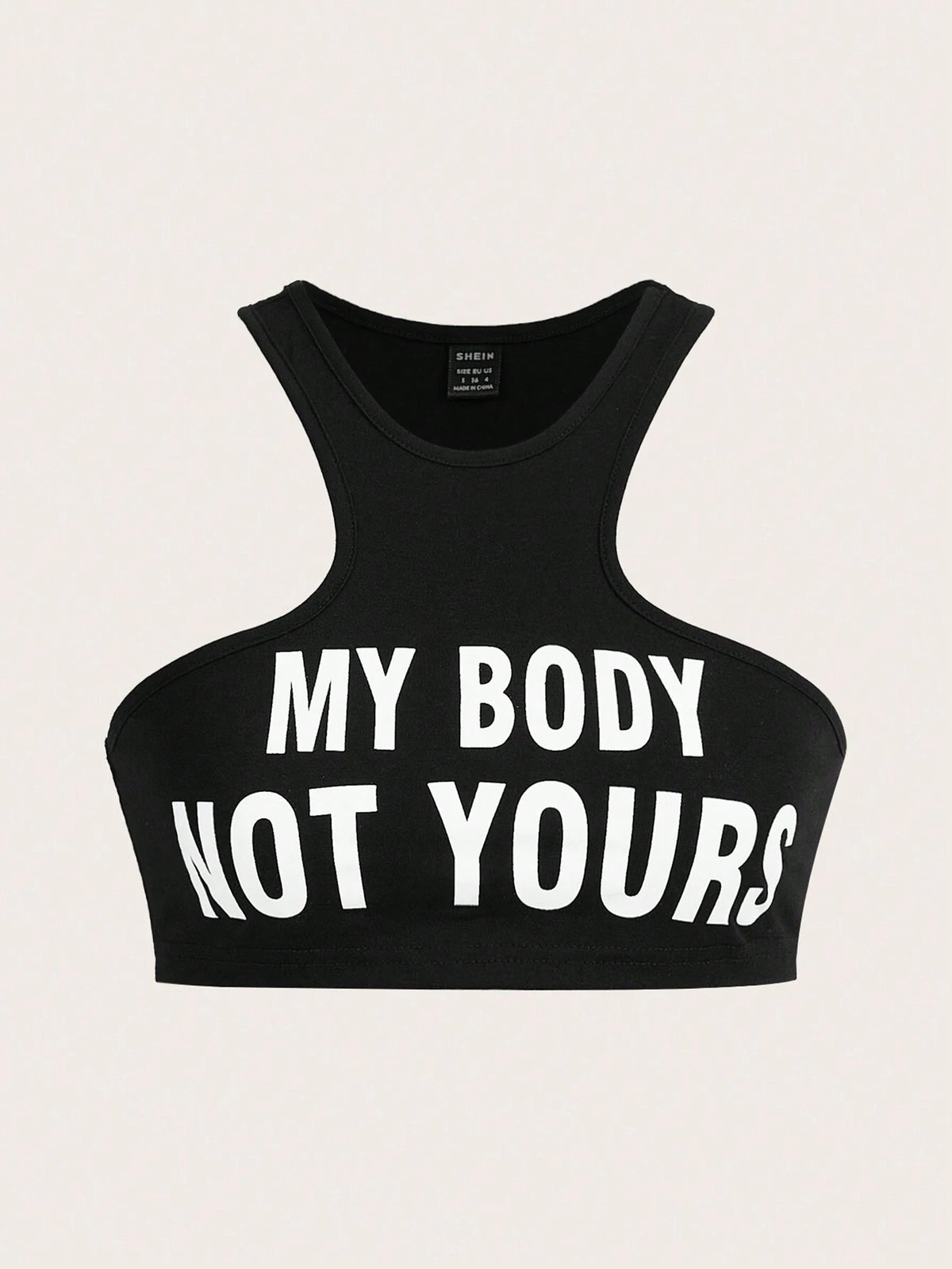 Slogan & Graphic Design Tank Top