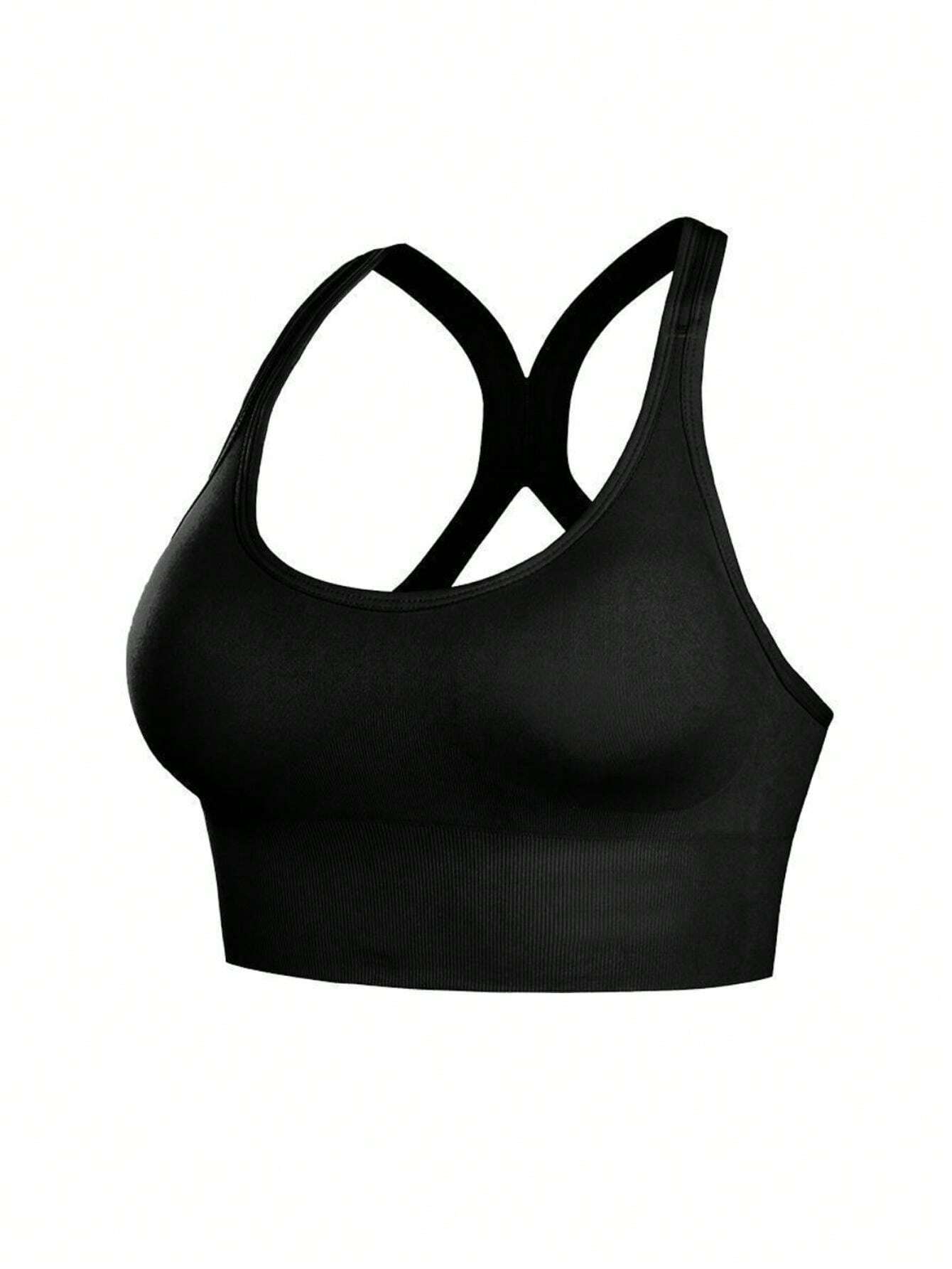 Seamless Shockproof Push-Up Sports Bra