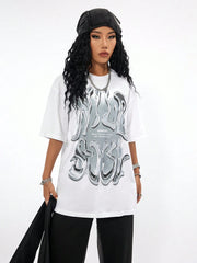 Streetwear Graphics Over Size T Shirt