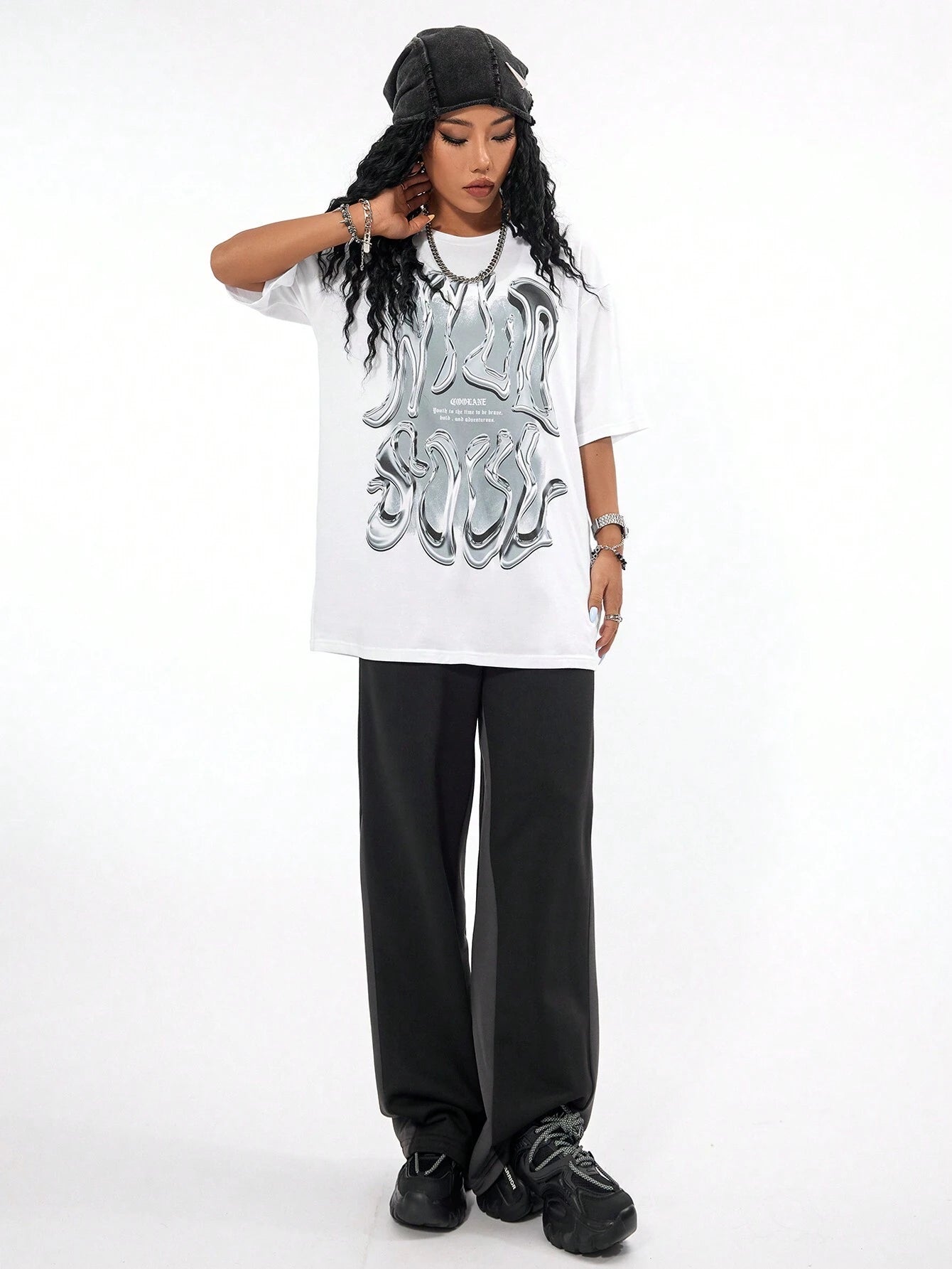 Streetwear Graphics Over Size T Shirt