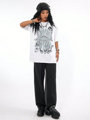 Streetwear Graphics Over Size T Shirt