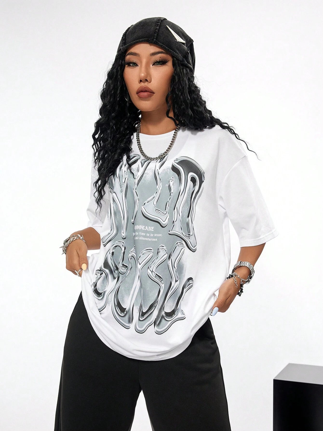 Streetwear Graphics Over Size T Shirt