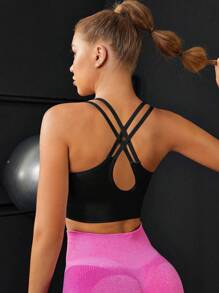 Crisscross Back Sports Bra