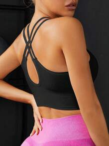 Crisscross Back Sports Bra