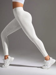 Simple High Elasticity Seamless Sports Leggings