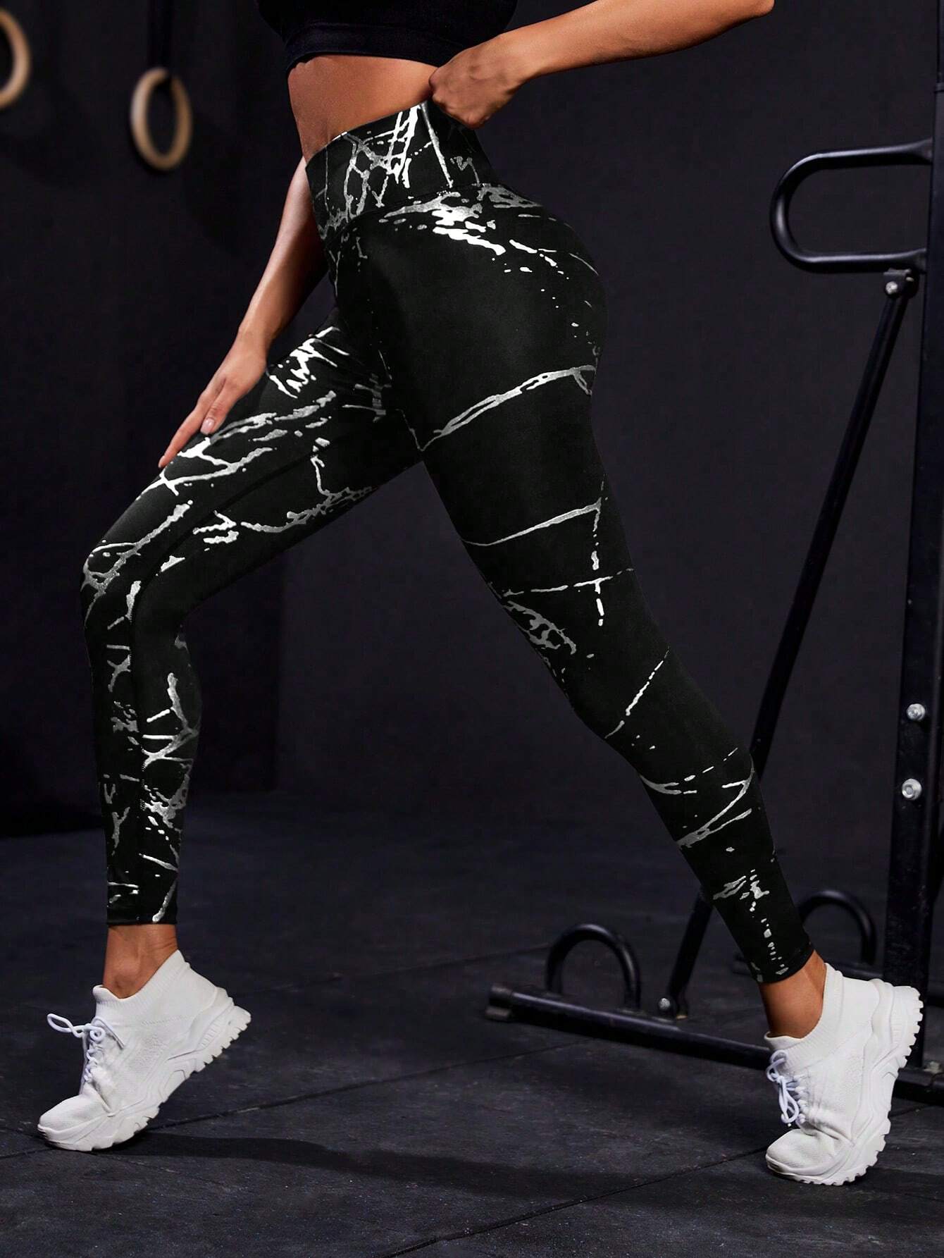 High Waisted Buttocks Lift Sports Leggings