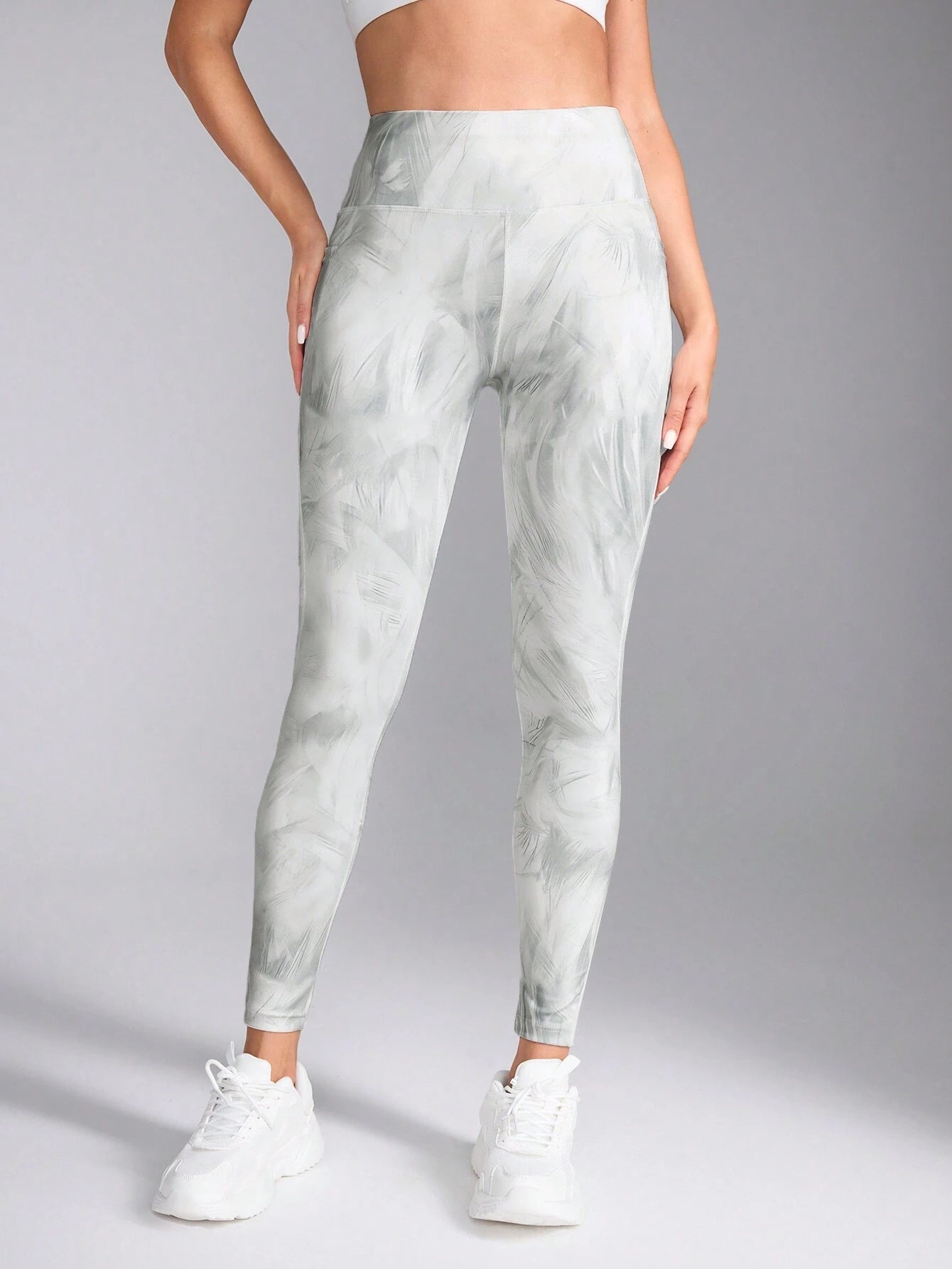 Printed Simple Sports Leggings