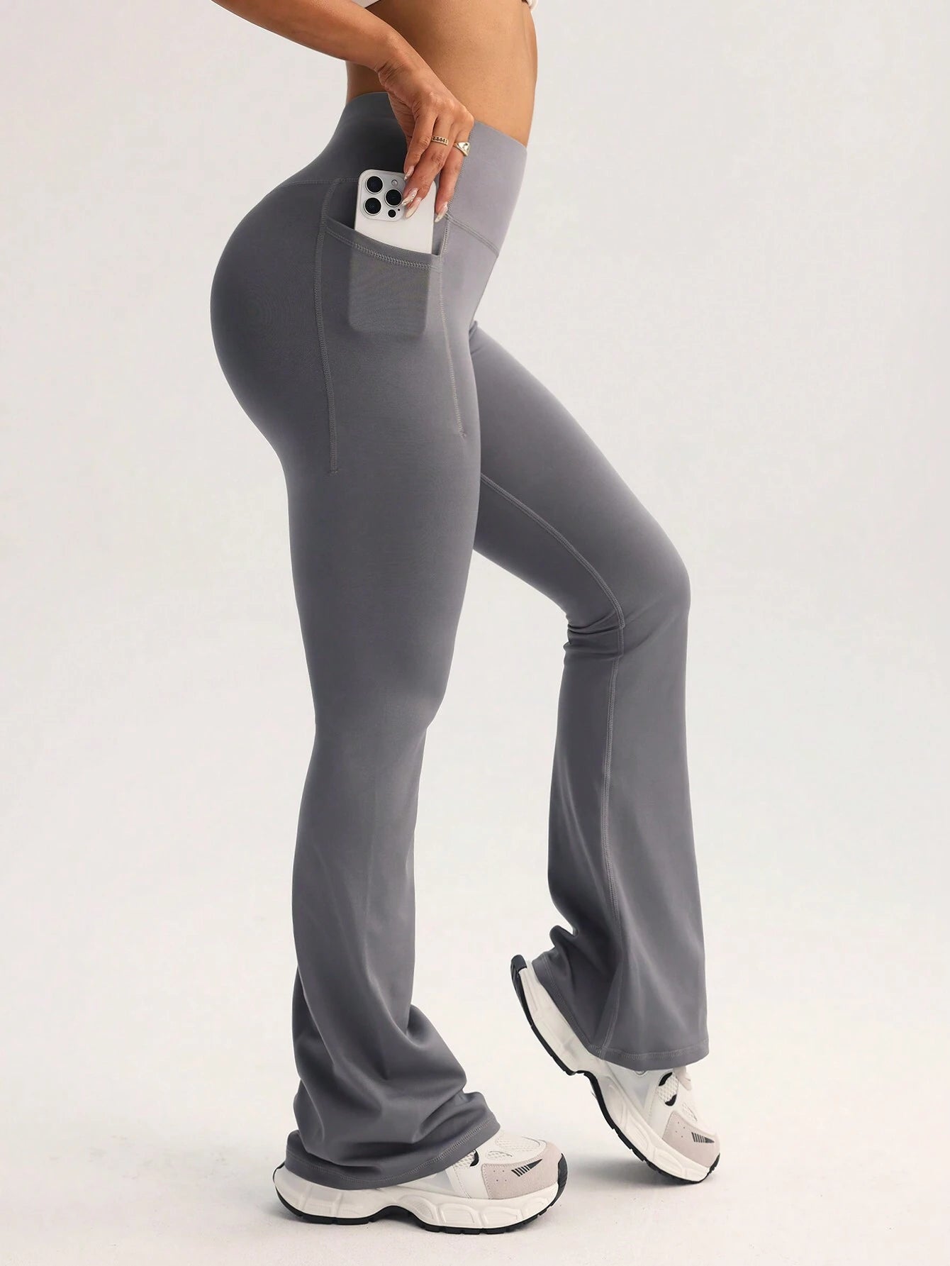 Loose Lift-Up High Waisted Wide Leg Yoga Pants