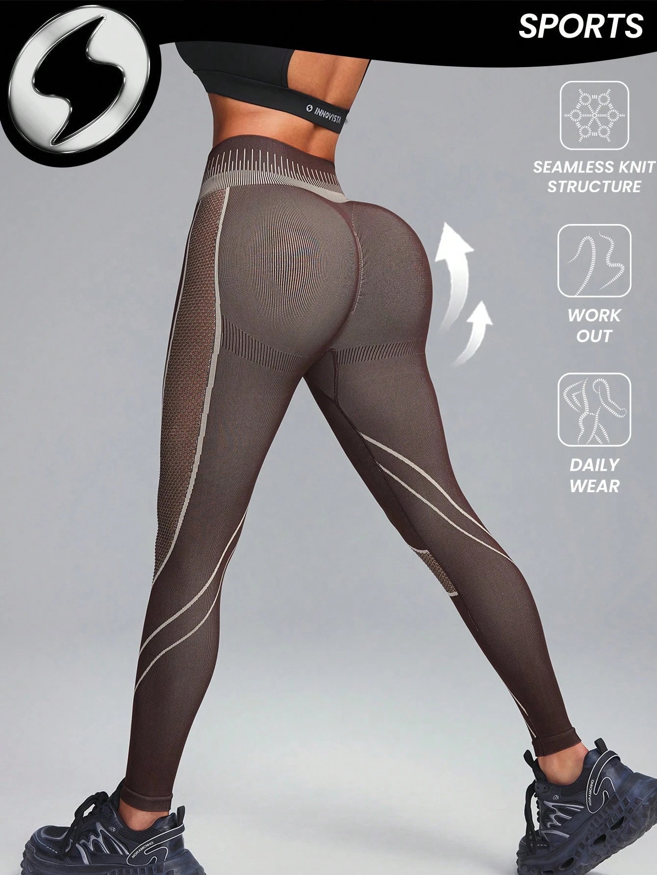 High Elastic Seamless Breathable Sports Legging