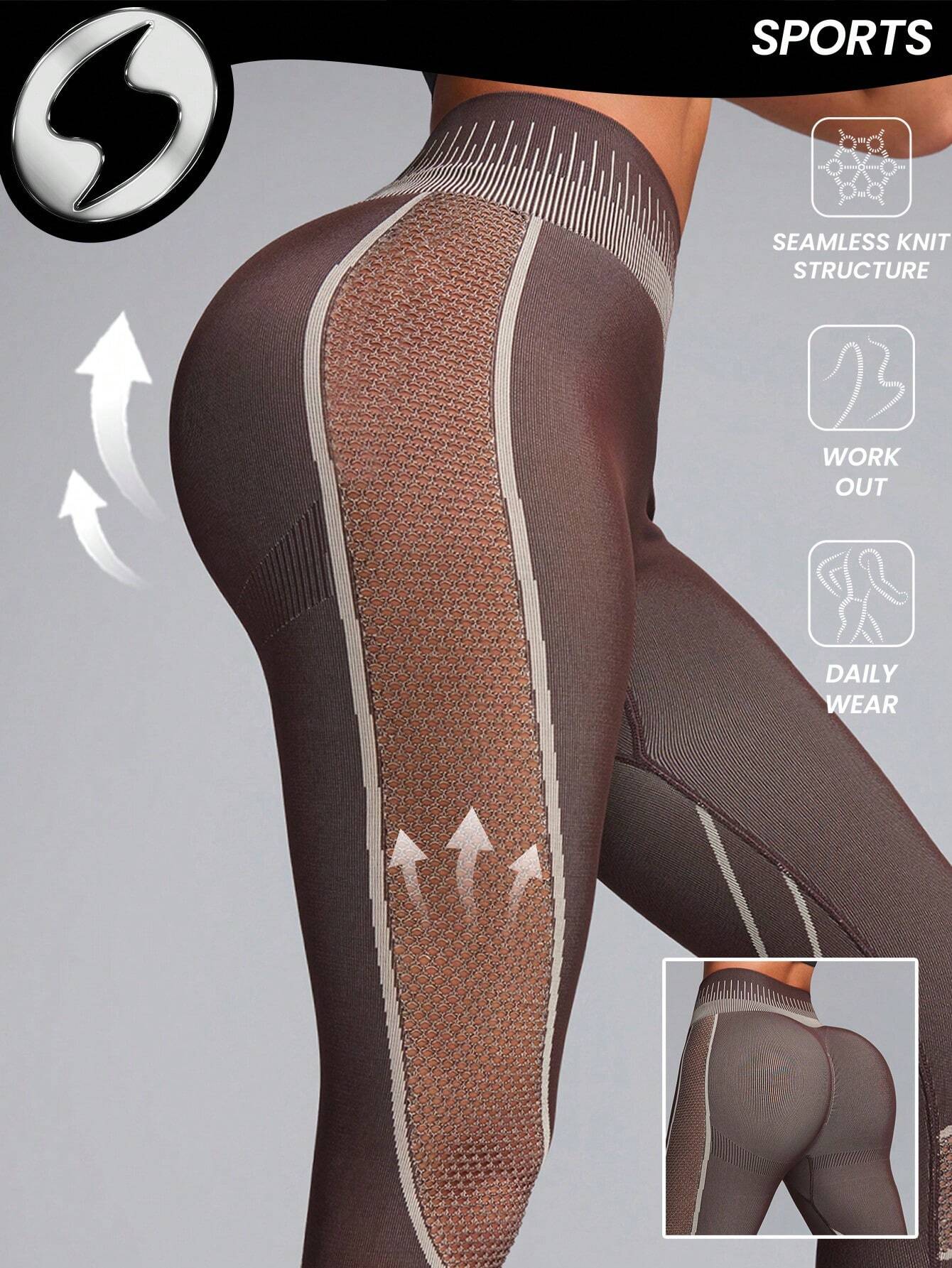 High Elastic Seamless Breathable Sports Legging