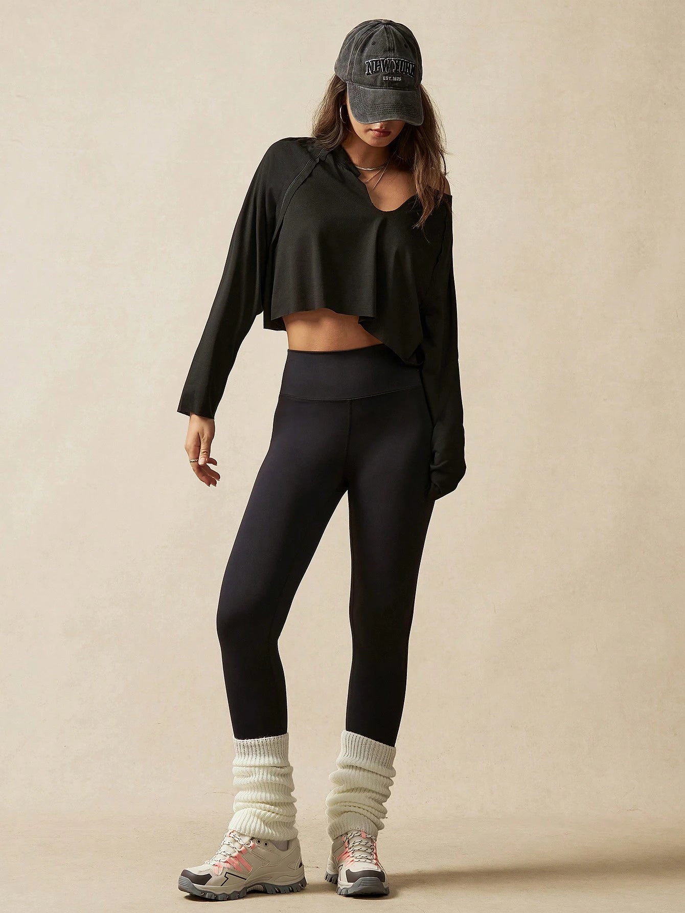 Loose Long-Sleeved Trousers Sports Set