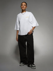 Playboy Magazine Cover Graphic Print Boxy Sleeve T-Shirt