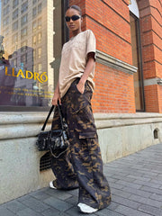 Solid Letter Embossed Drop Shoulder Tee