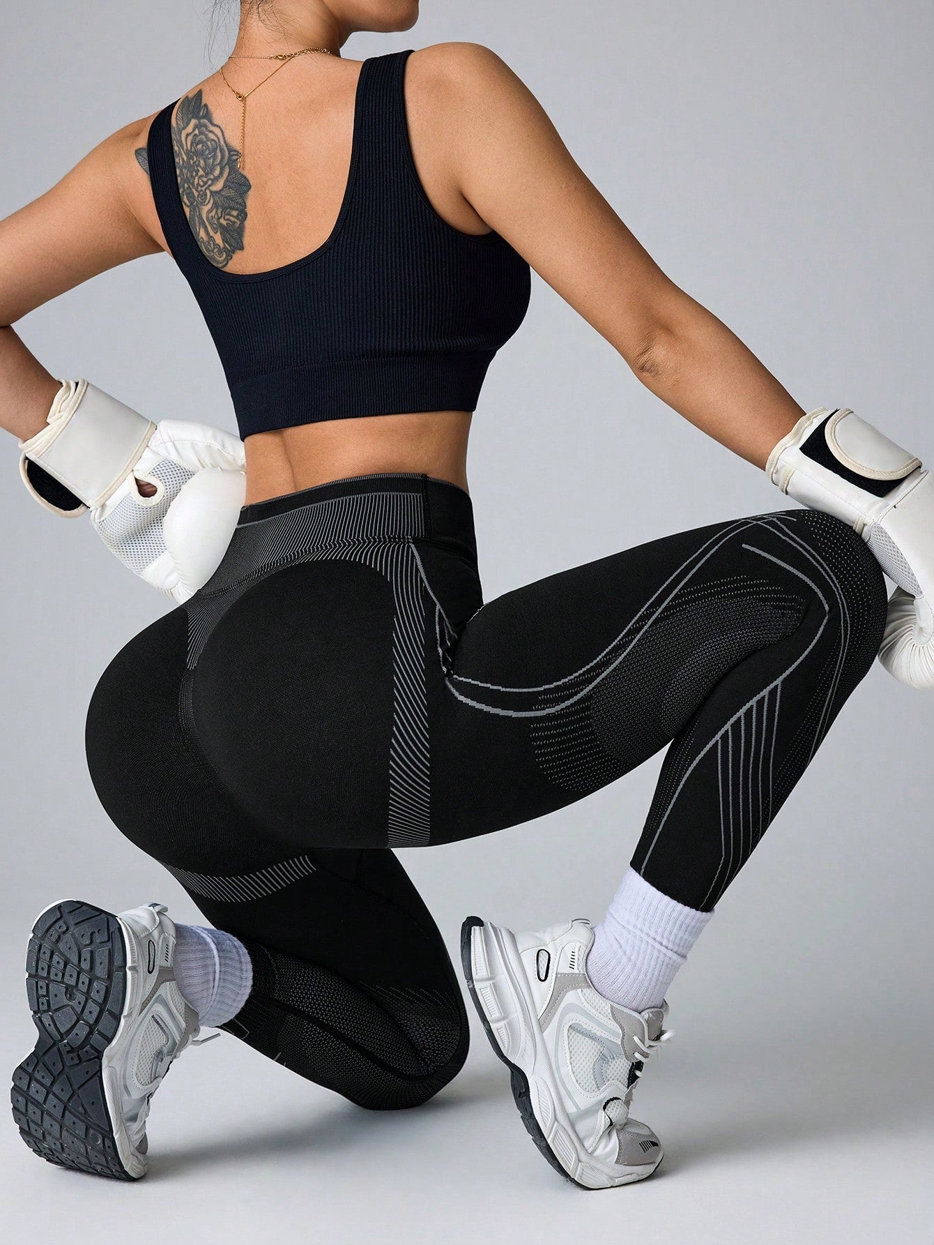 Compression Waist To Waist Active Leggings