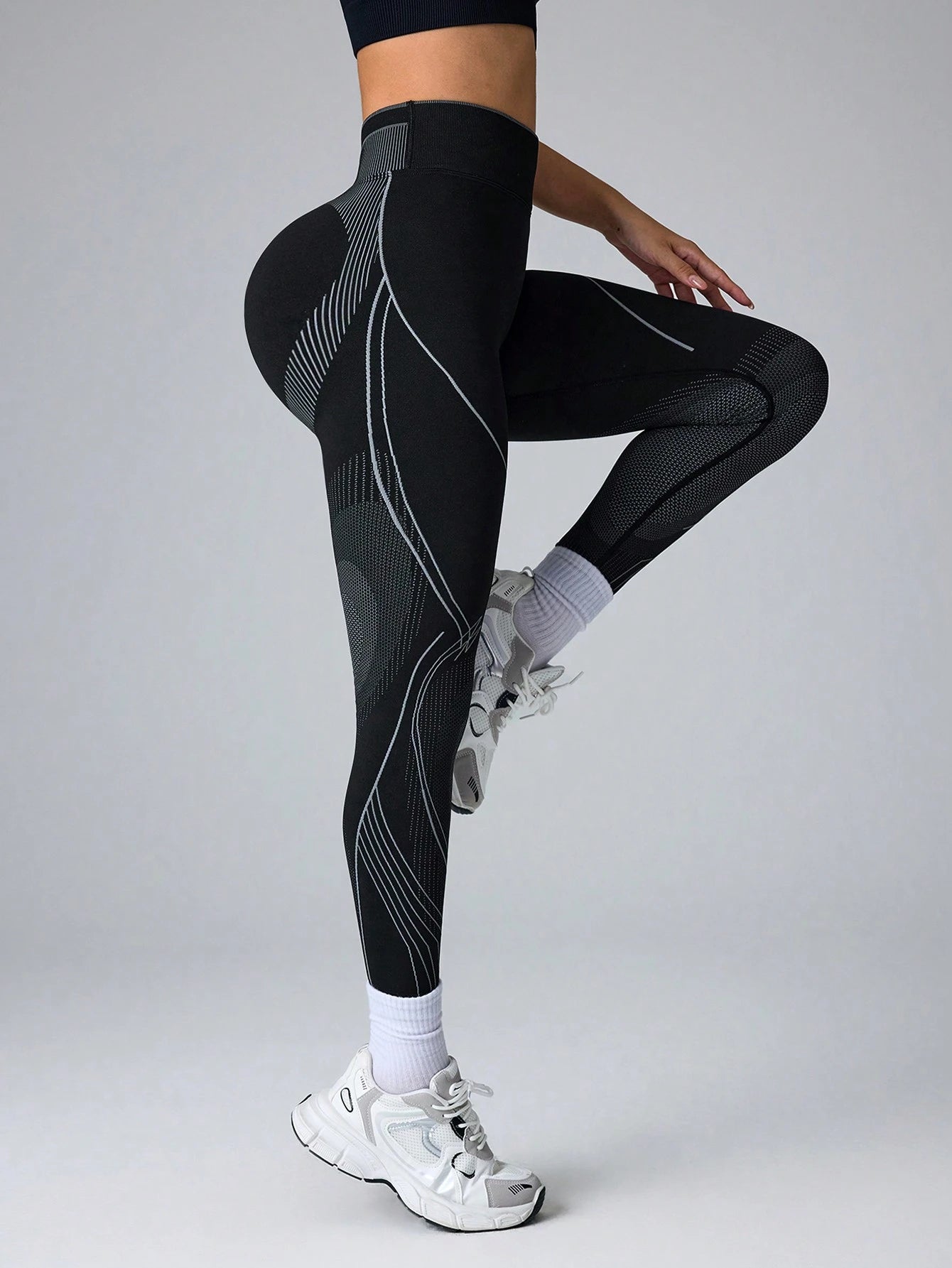 Compression Waist To Waist Active Leggings