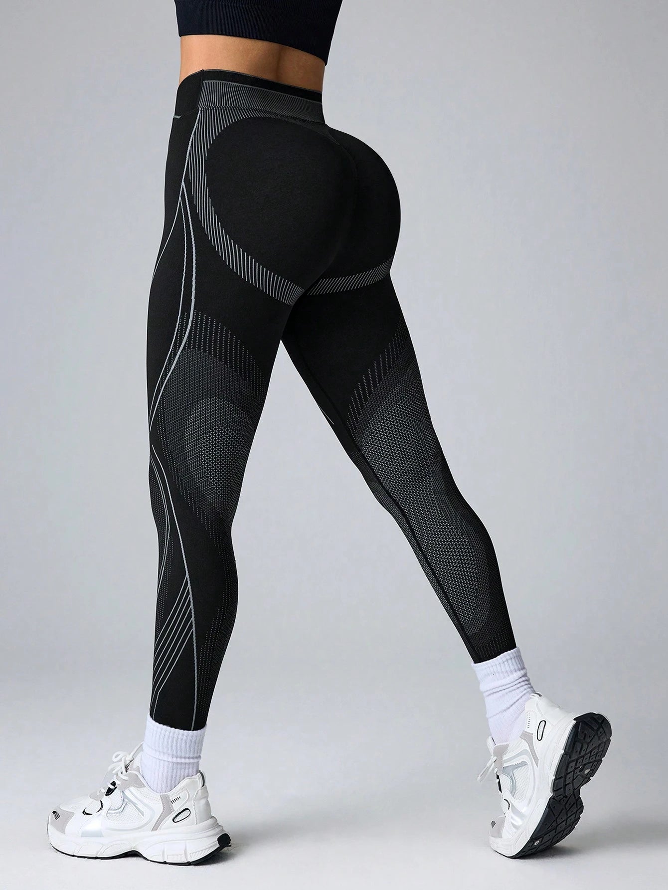 Compression Waist To Waist Active Leggings