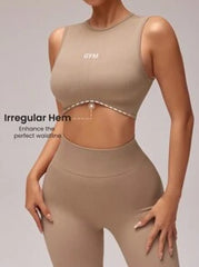 High Elasticity Seamless Sports Bra And Leggings Set