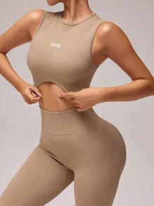 High Elasticity Seamless Sports Bra And Leggings Set